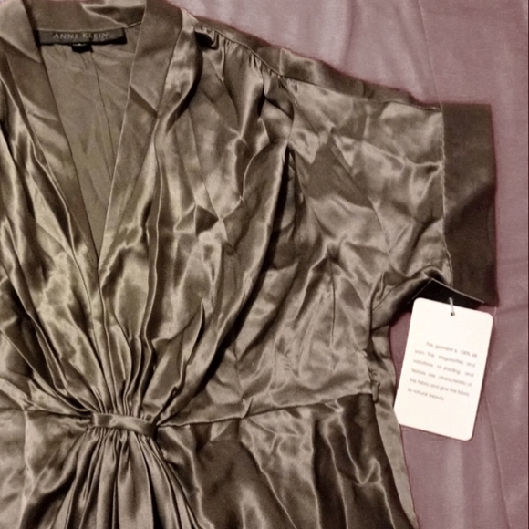 Anne Klein Tops - Women Silk Blouse